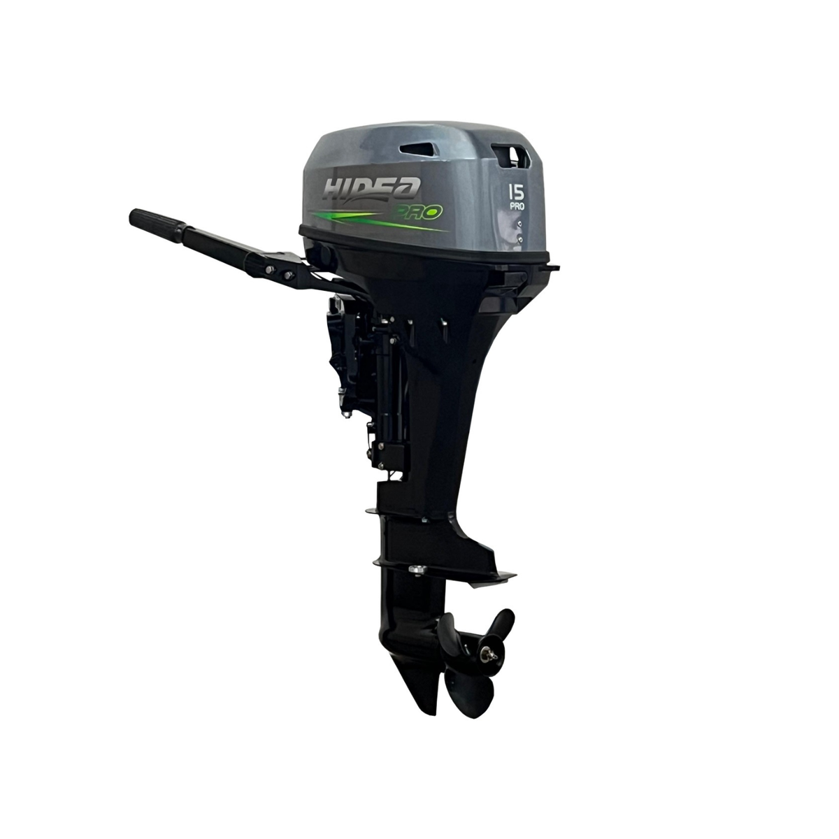 Motor De Popa 15hp A Gasolina 2 T Hidea Hdd15fhs Pro Black - Hidea