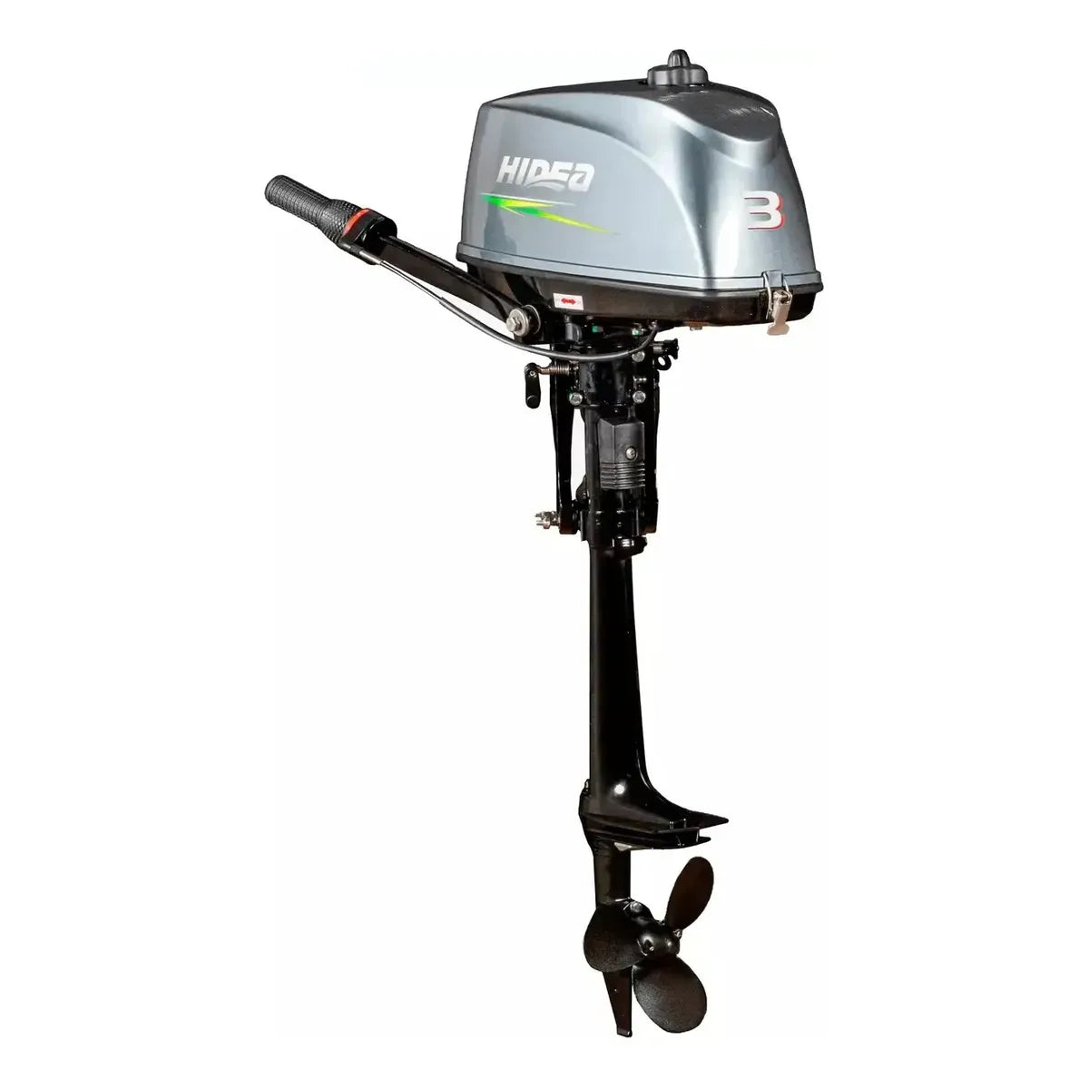 Motor De Popa 3hp A Gasolina 2 Tempos Hidea Hd3fhs Black